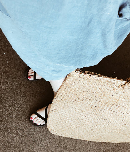 Oversized Seagrass Envelope Tote Bag