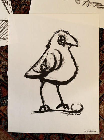 Vintage Amanda Snyder Bird Print