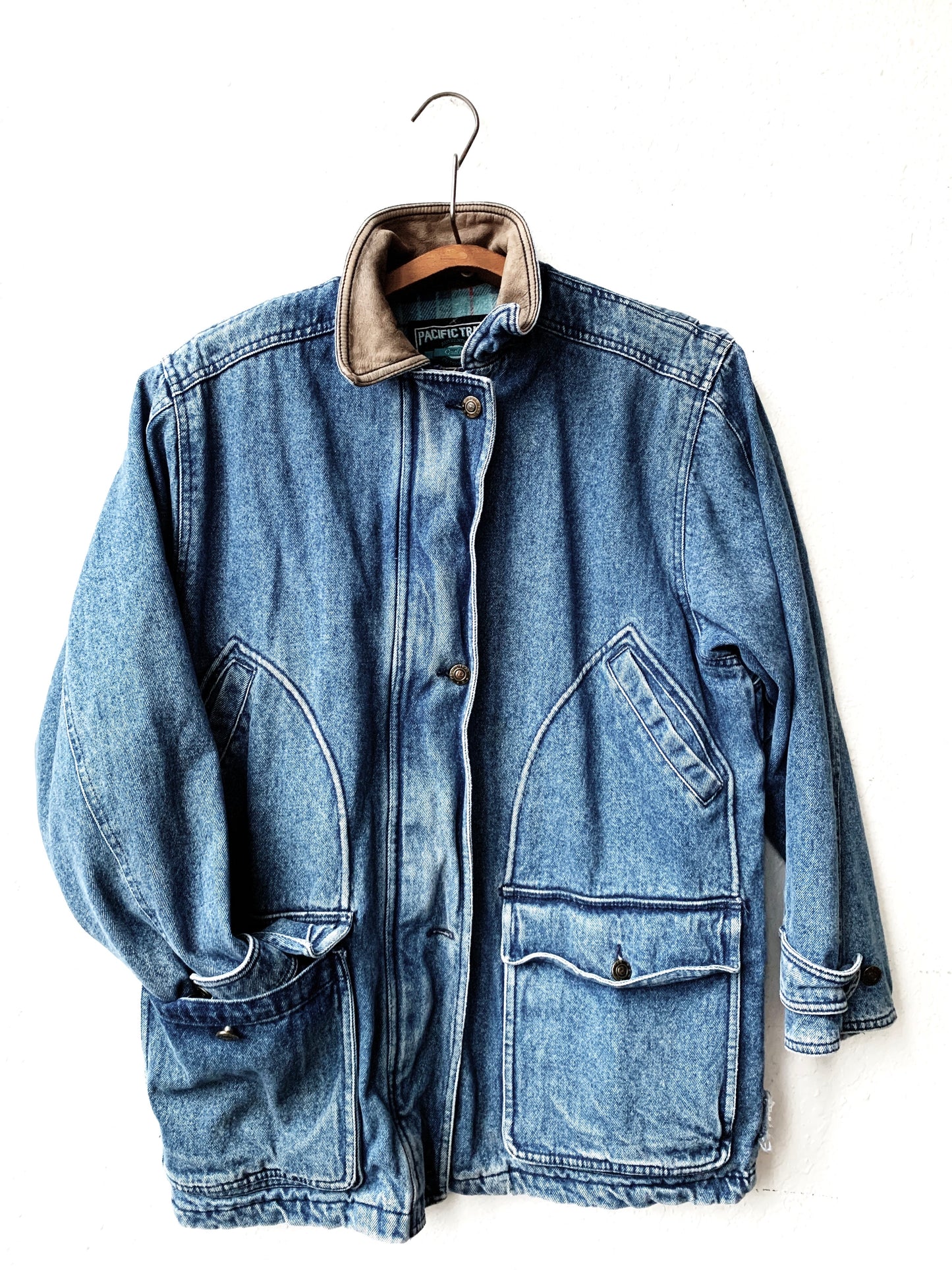 Vintage Denim Chore Coat