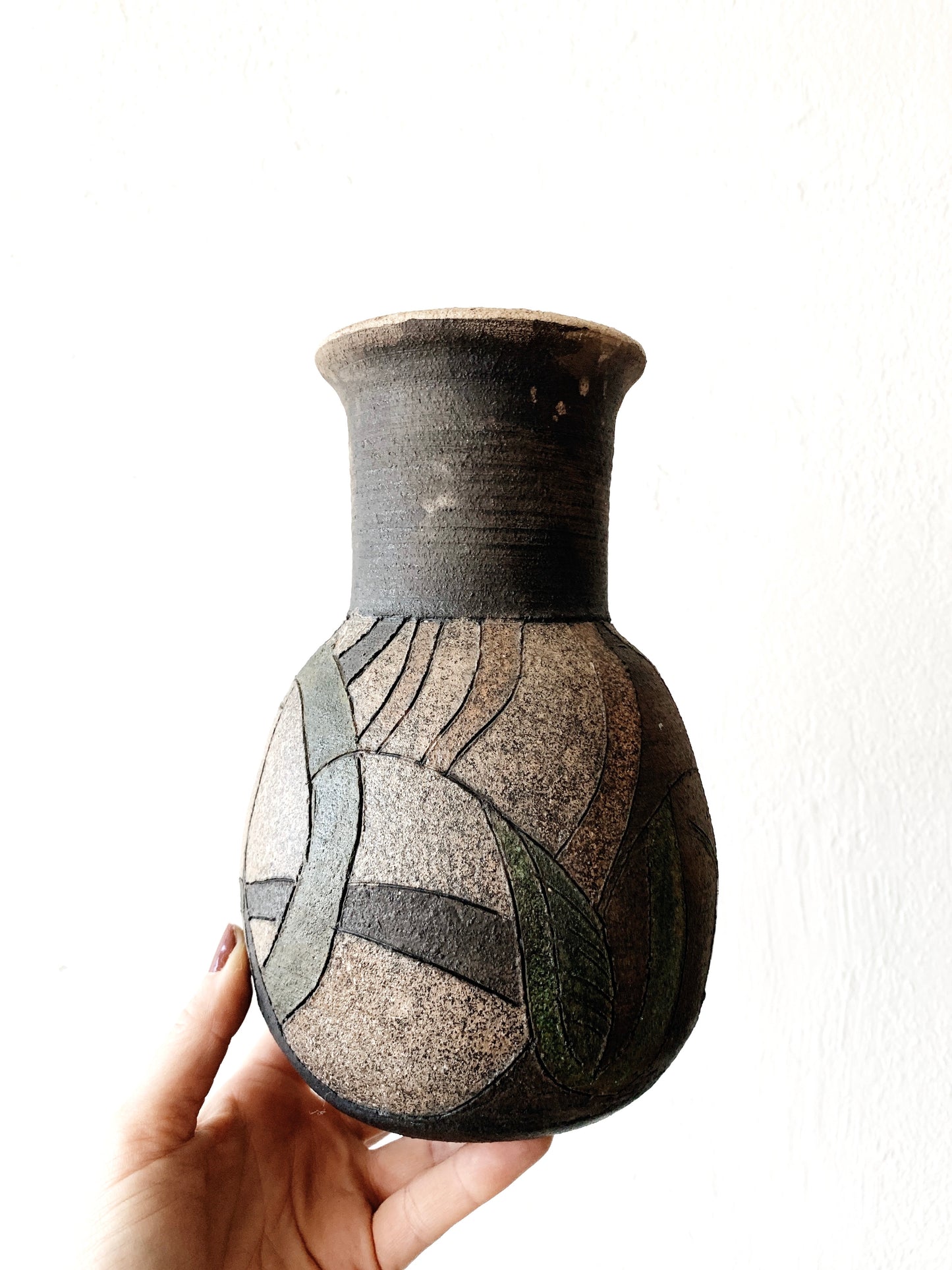 Vintage Raku Vase