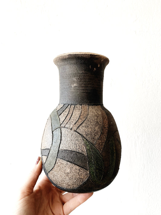 Vintage Raku Vase
