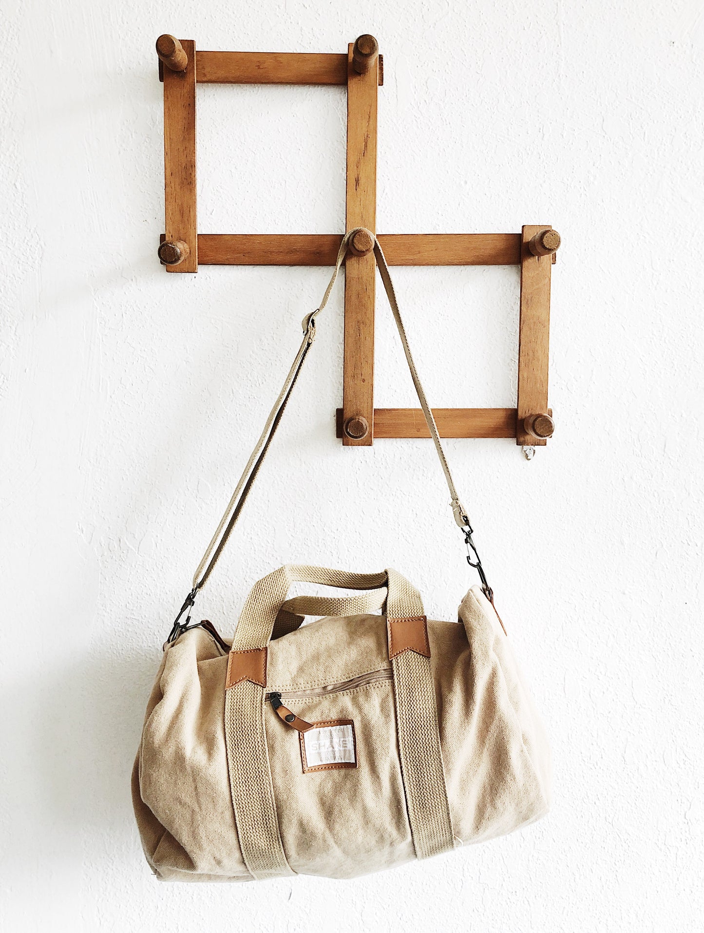 Chunky Wood Accordion Rack