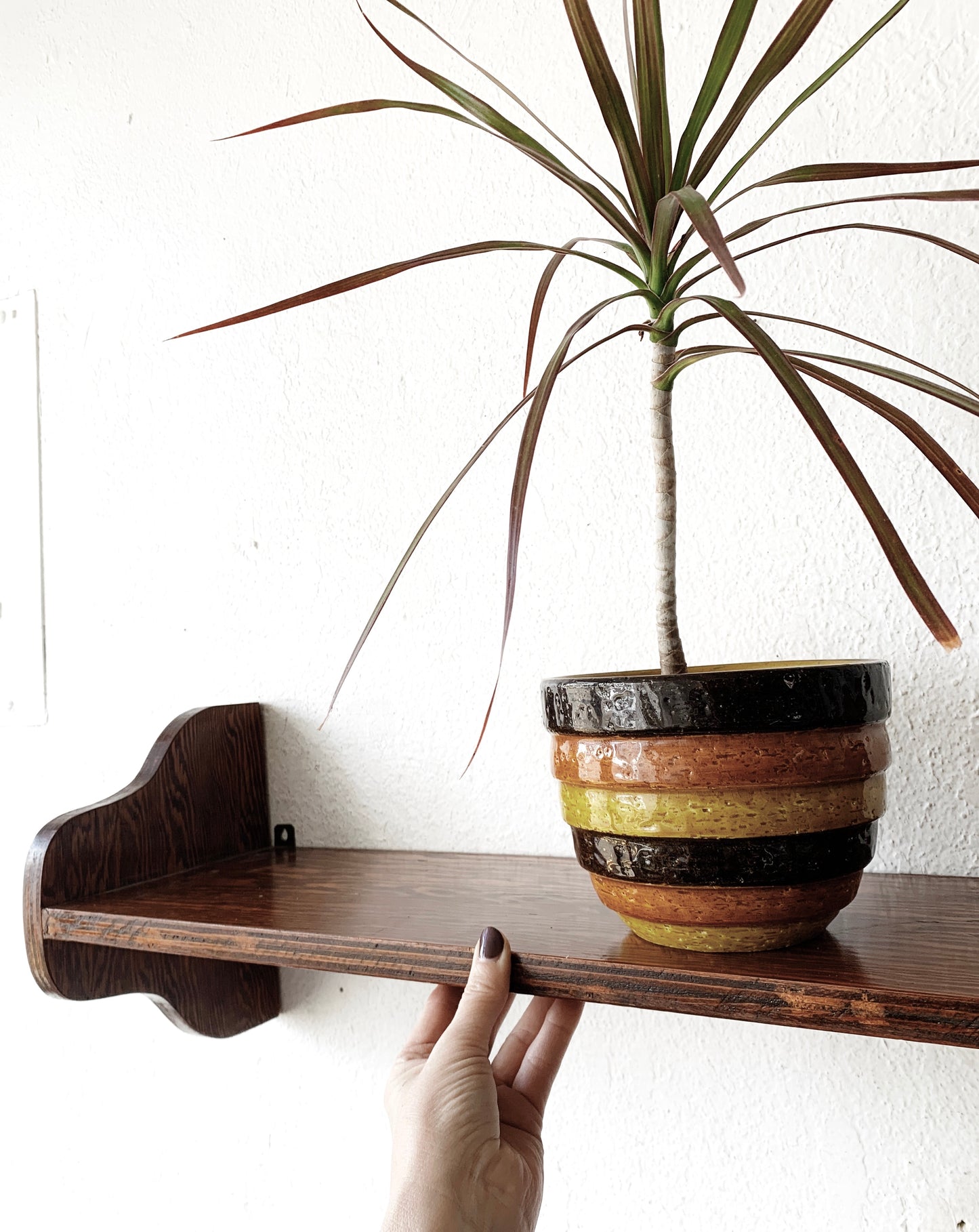 Vintage Wood Wall Shelf