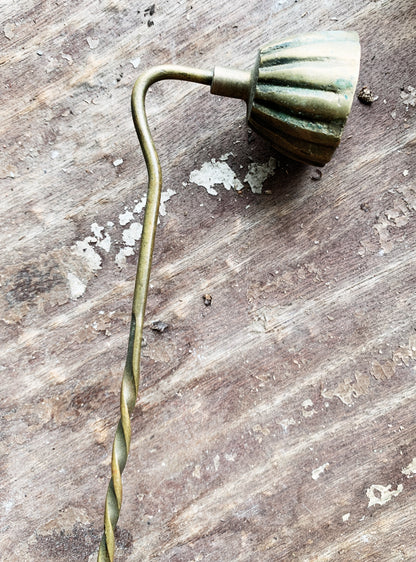 Antique Brass Candle Snuffer
