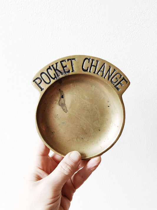 Vintage Brass Catch All Dish