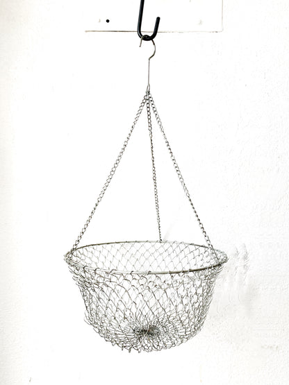 Vintage Hanging Wire Basket