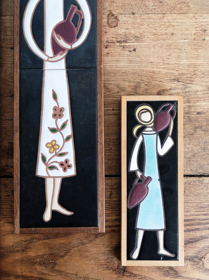 Vintage Folk Tile Art