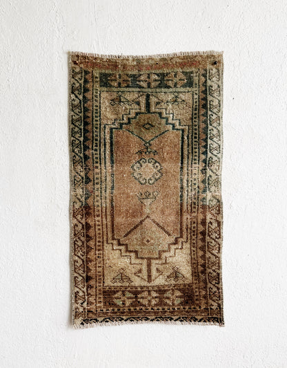 Vintage Turkish Mini Rug