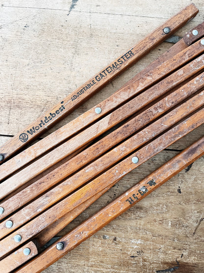 Vintage Accordion Gate