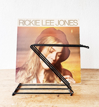 Vintage Metal Record Rack