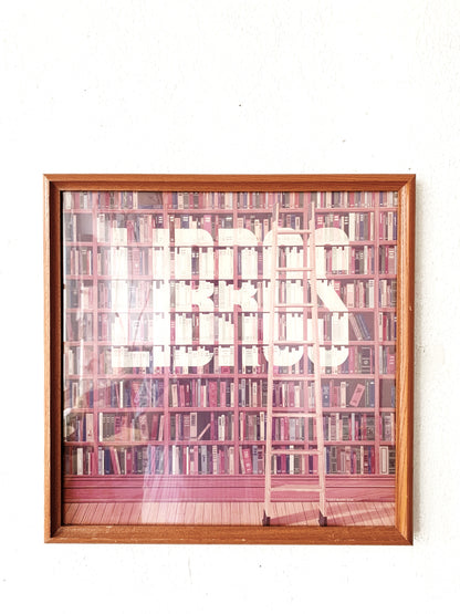 Framed Libros Print c1985