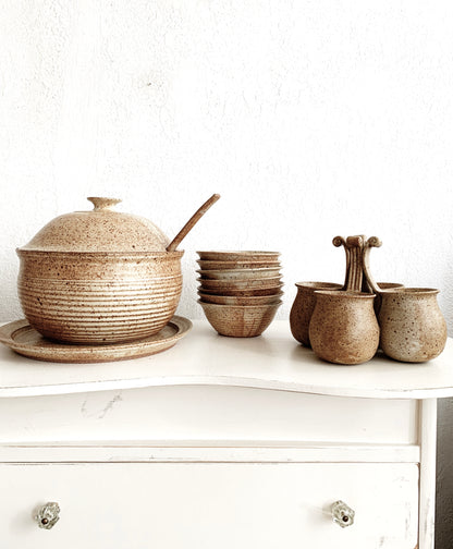 RESERVED Wool Dhurrie Rug/ Pozole Set