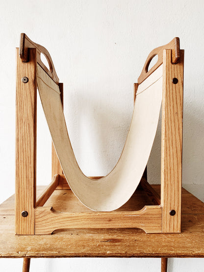 Large Vintage Firewood Holder