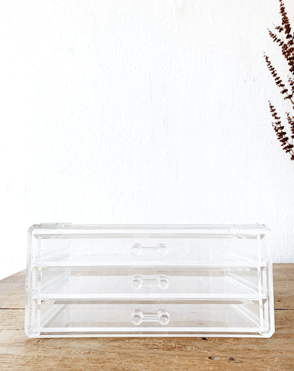 Lucite Organizer Desk Drawers