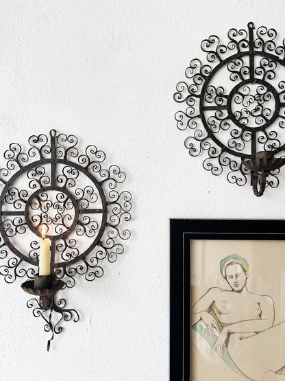 Vintage Mandala Candle Sconce