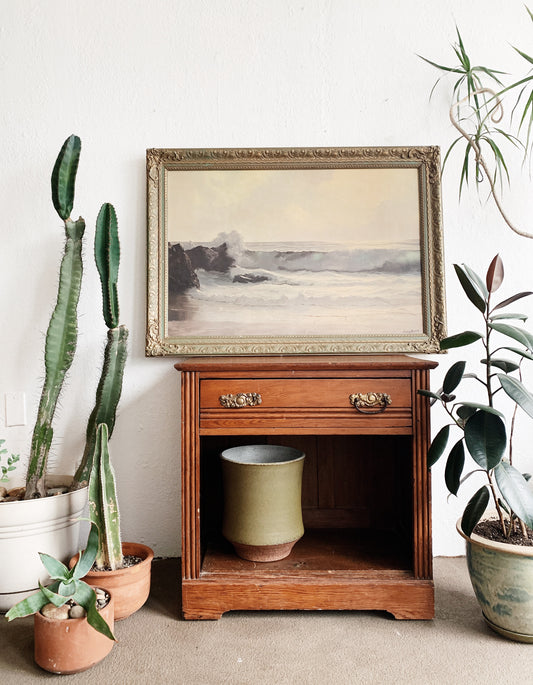 Large Vintage Sea Scape Litho