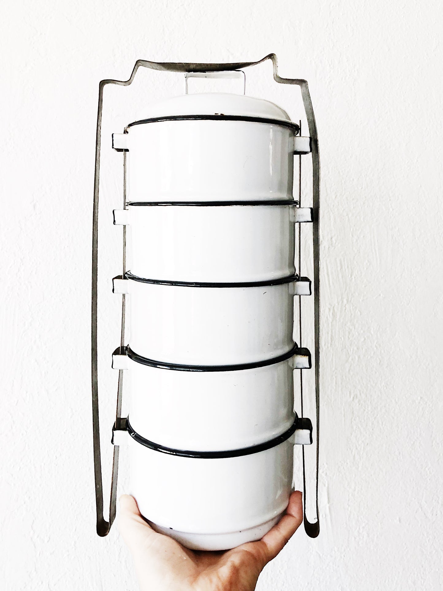 Vintage Enamel Tiffin