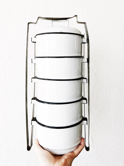 Vintage Enamel Tiffin