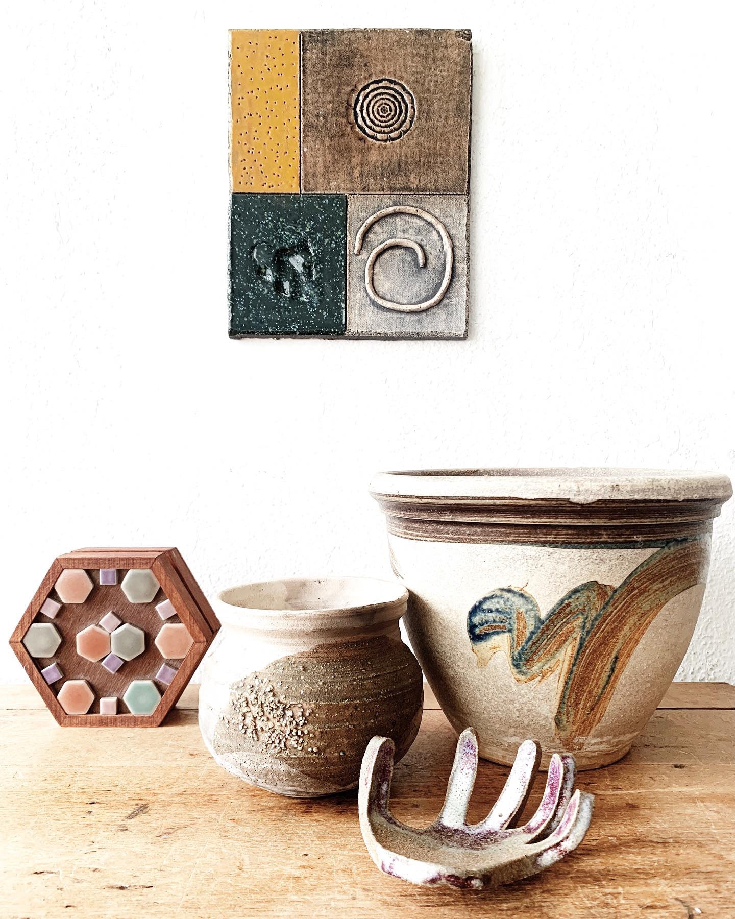 Vintage Clay Plant Pot