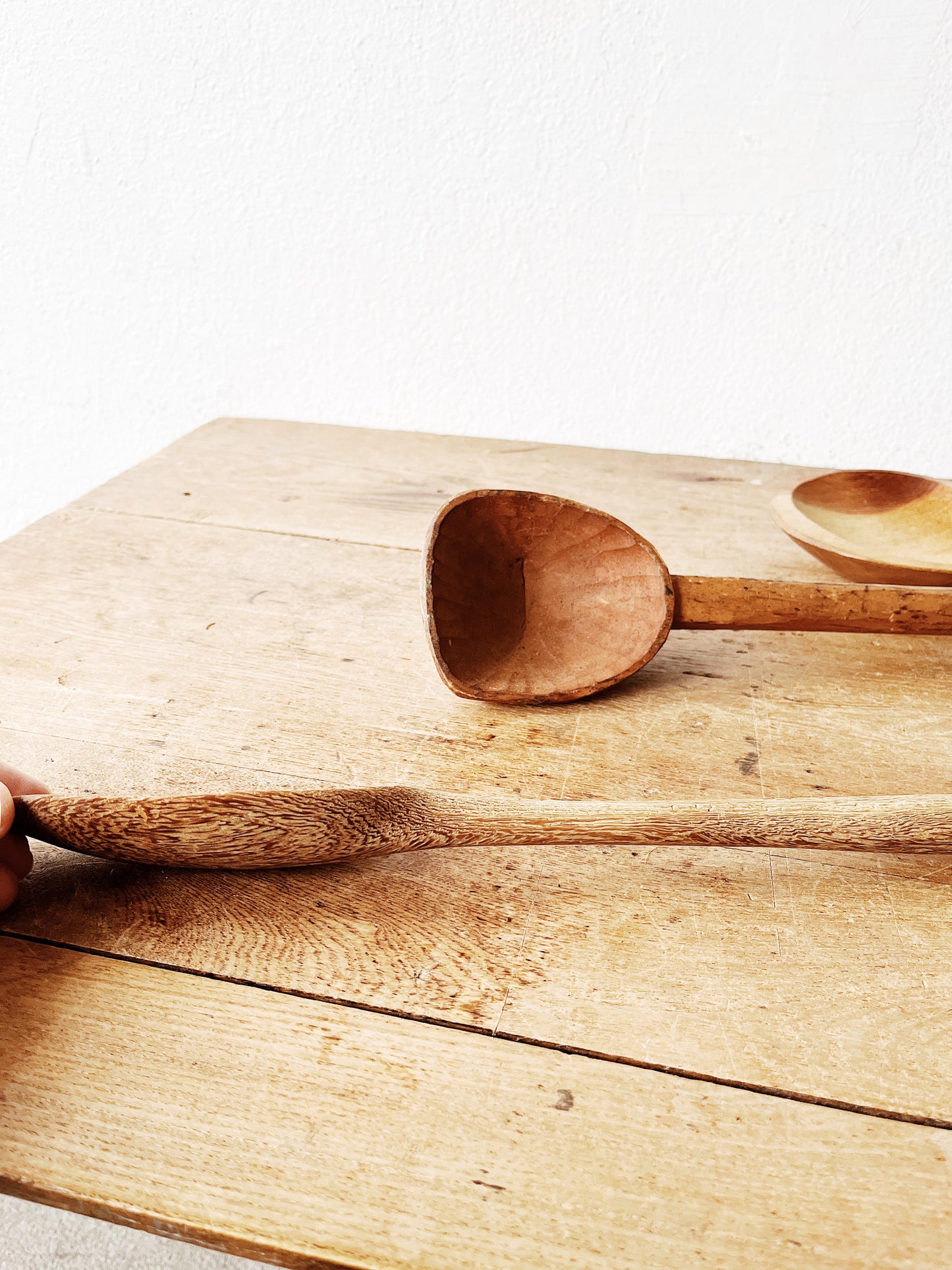 Oversized Primitive Wood Spoon Collection