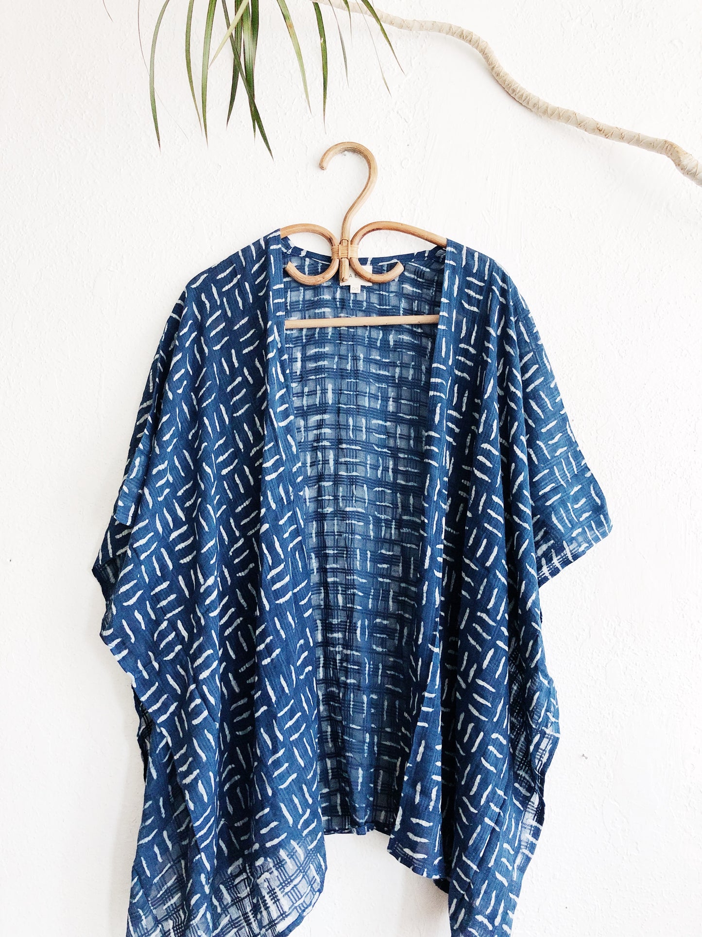 Block Printed Kimono Cover Up