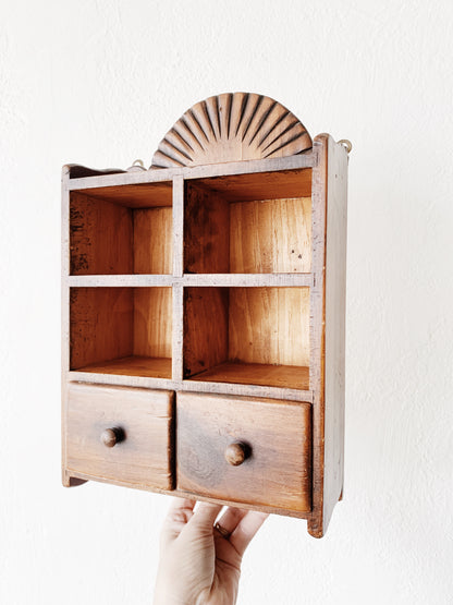 Rustic Vintage Wood Shelf