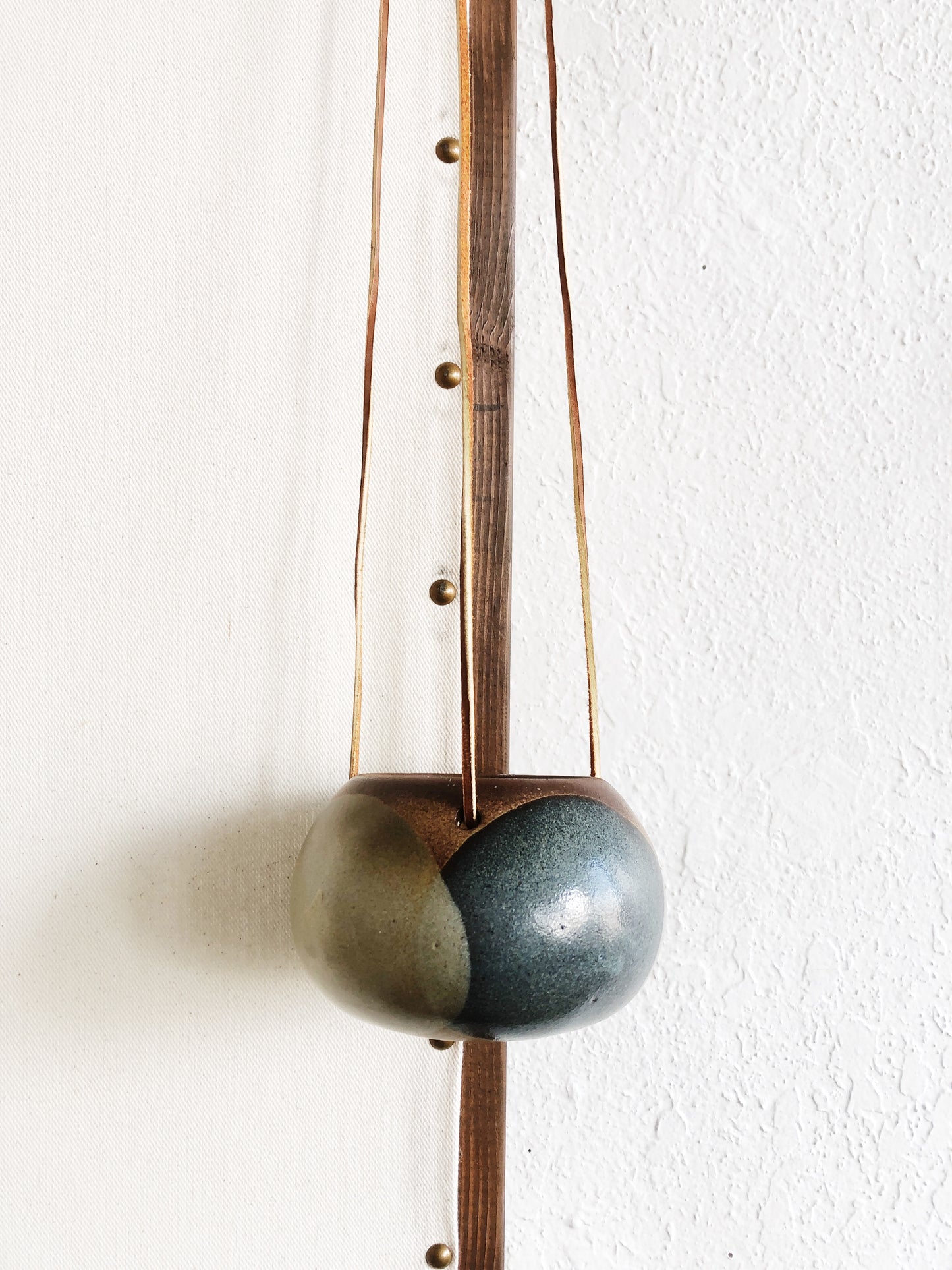 Vintage Pottery Craft Hanging Planter