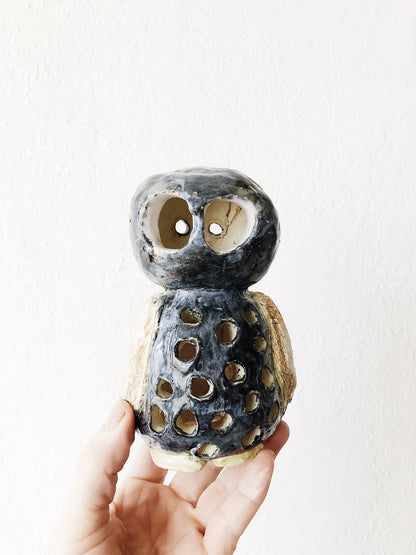 Vintage Owl Luminary