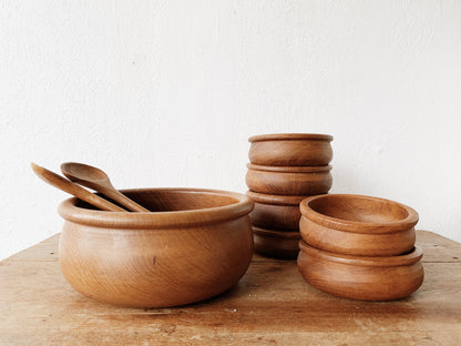 Vintage 9 Piece Teak Set