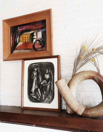 Vintage Original Etching 1967
