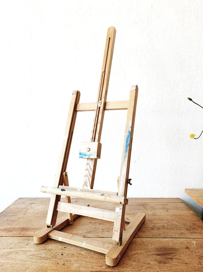 Vintage Adjustable Wood Easel