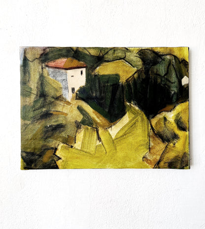 Cubist Style Landscape Painting