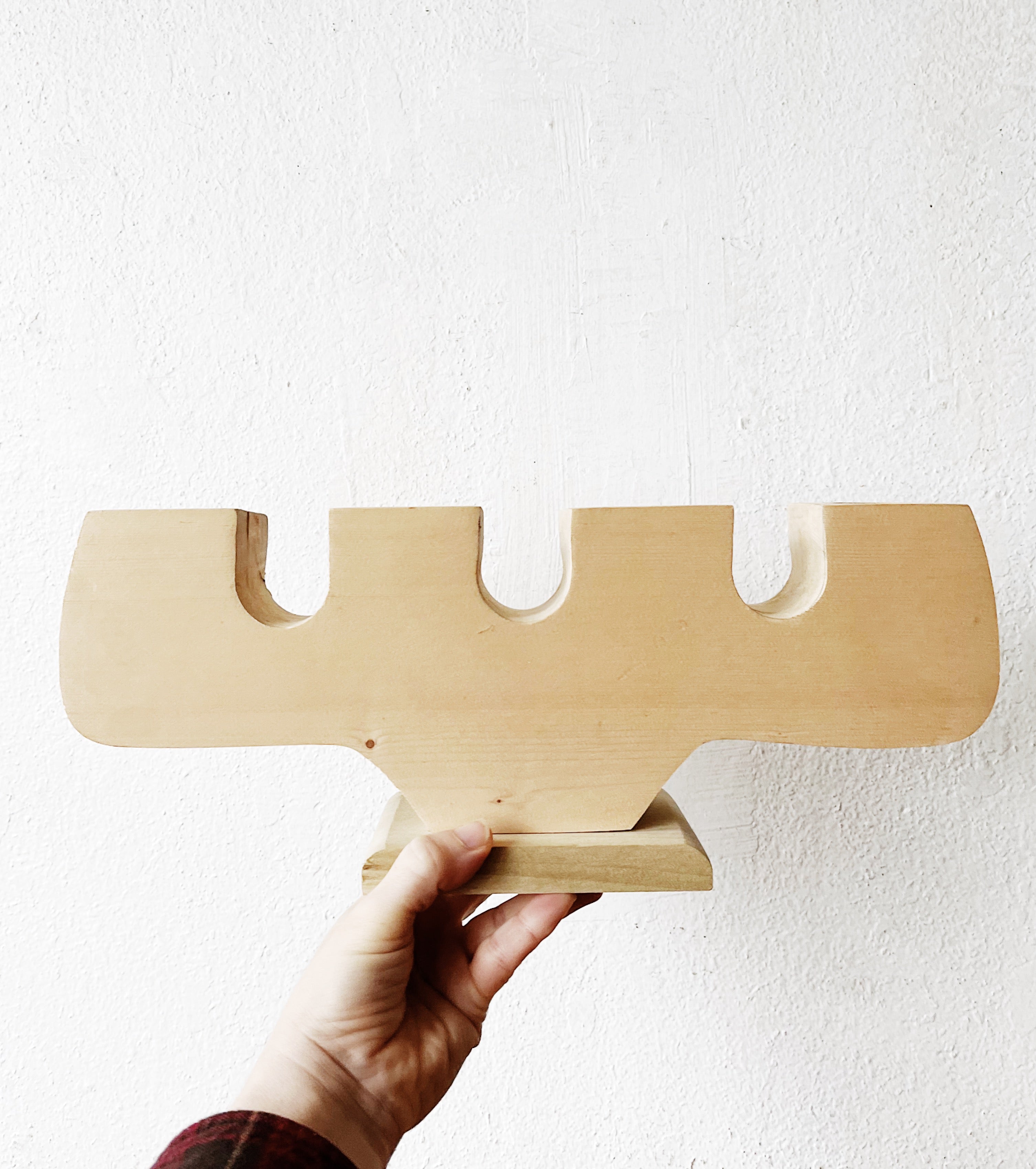 Handmade Birch Candelabra - Thumbnail 2