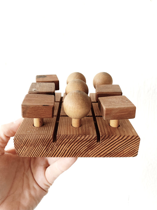 Vintage Handmade Wood Game