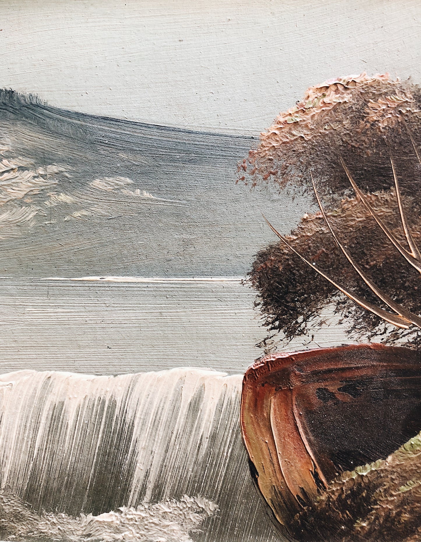 Vintage 1930s Small Oil Landscape