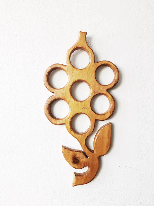 Vintage Stylized Wooden Flower