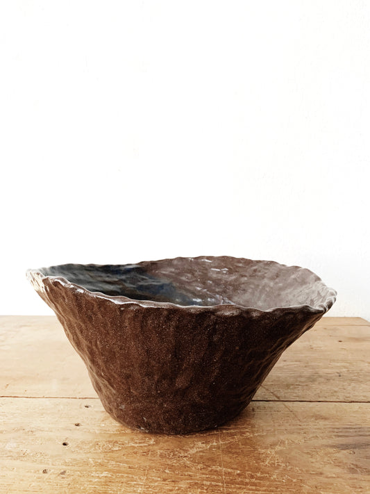 Large Hand Formed Ceramic Bowl