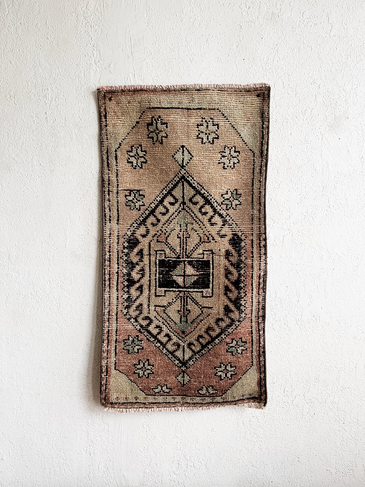 Vintage Turkish Mini Rug