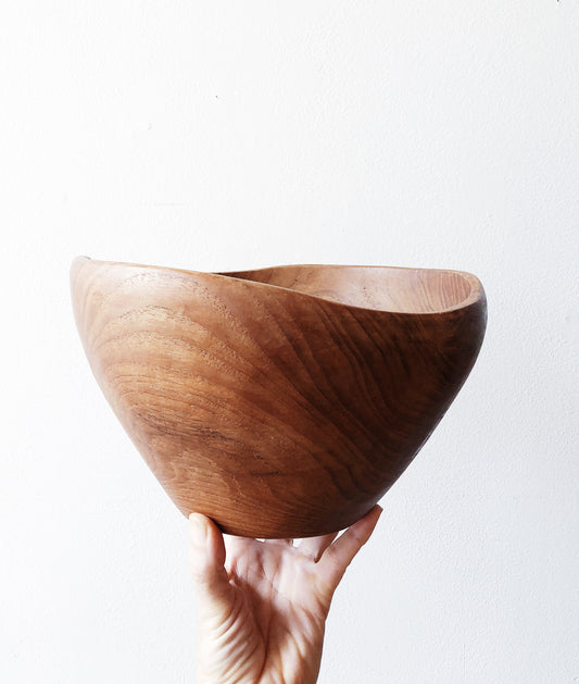 Vintage Teak Bowl -as is