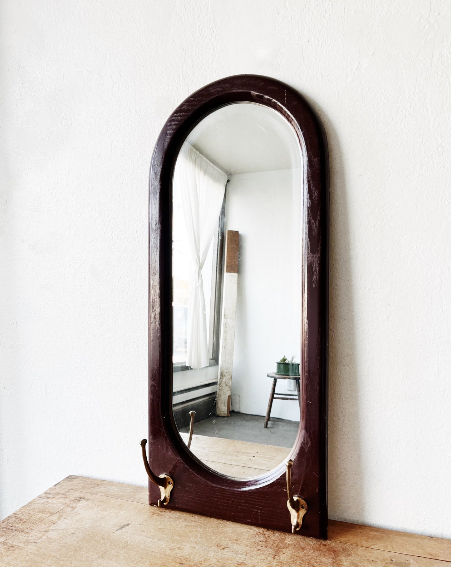 Vintage Arched Entry Mirror