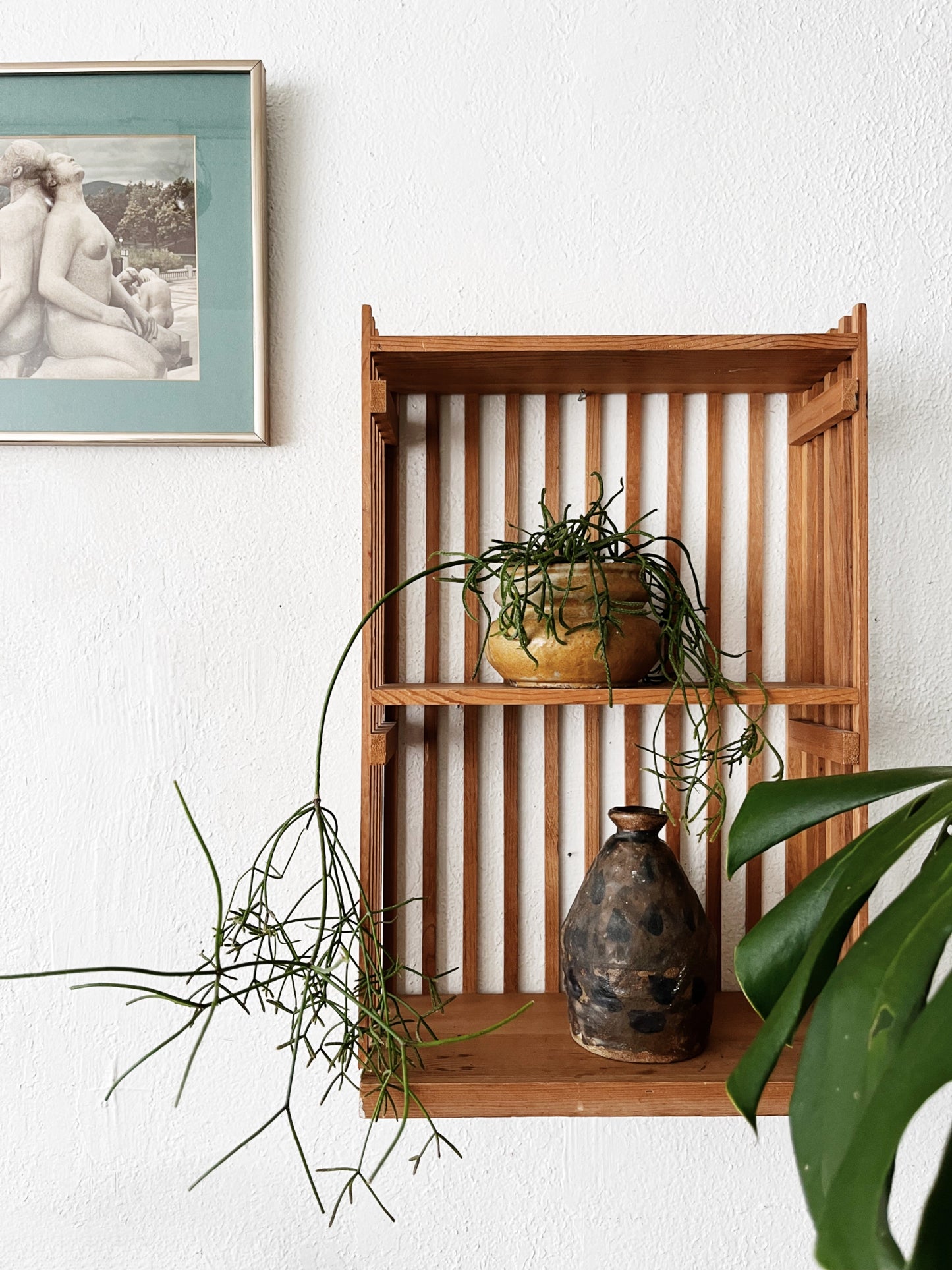 Vintage Slatted Shelf