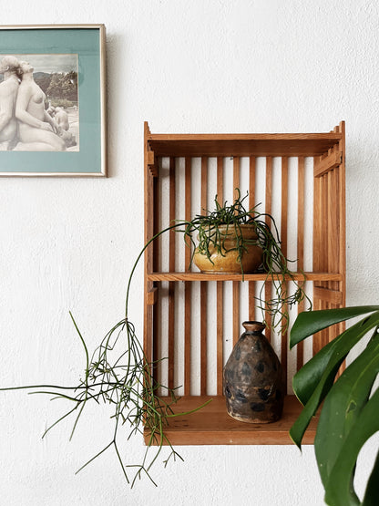 Vintage Slatted Shelf
