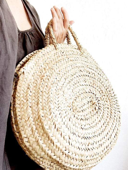 Woven Circular Tote