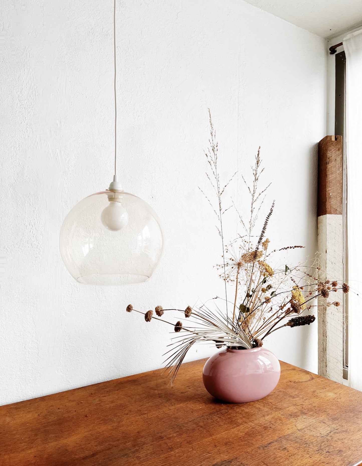 Vintage Blown Glass Pendant