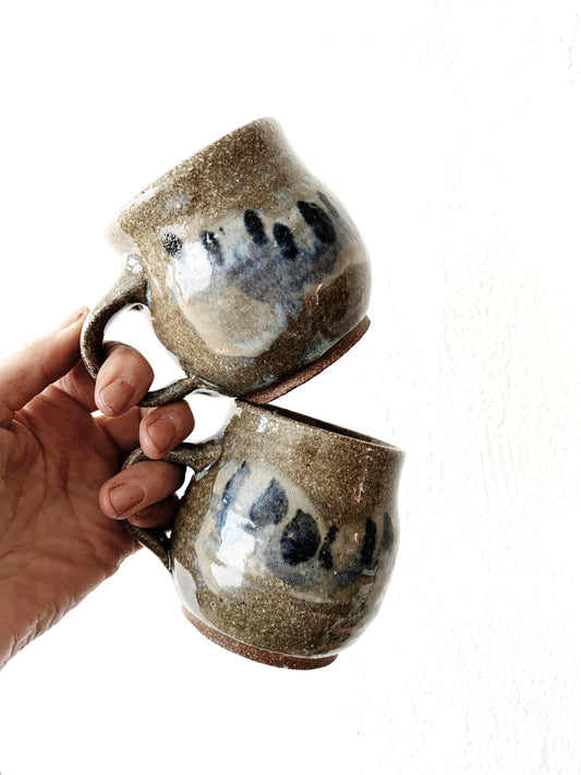 Handmade Vintage Mug Pair