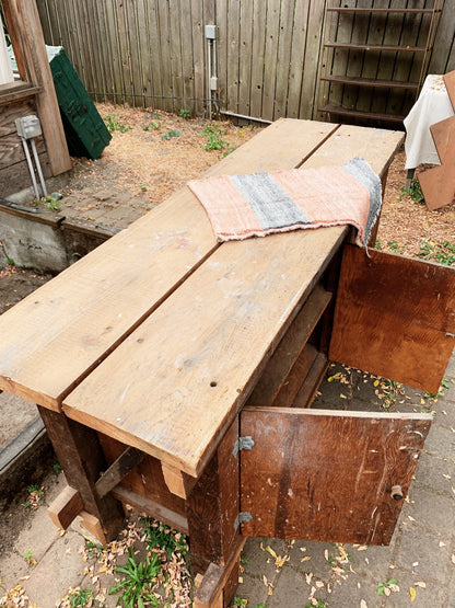 Antique Wood Cupboard