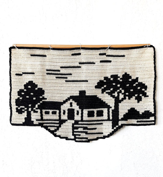 Vintage Knit Folk Hanging