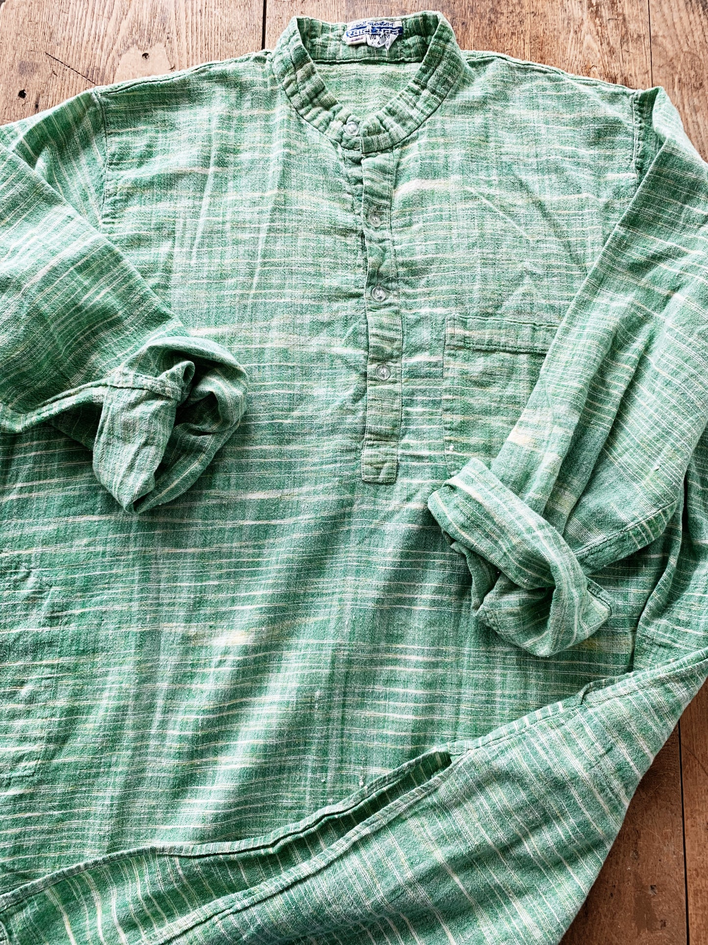 Vintage Cotton Tunic with Pockets