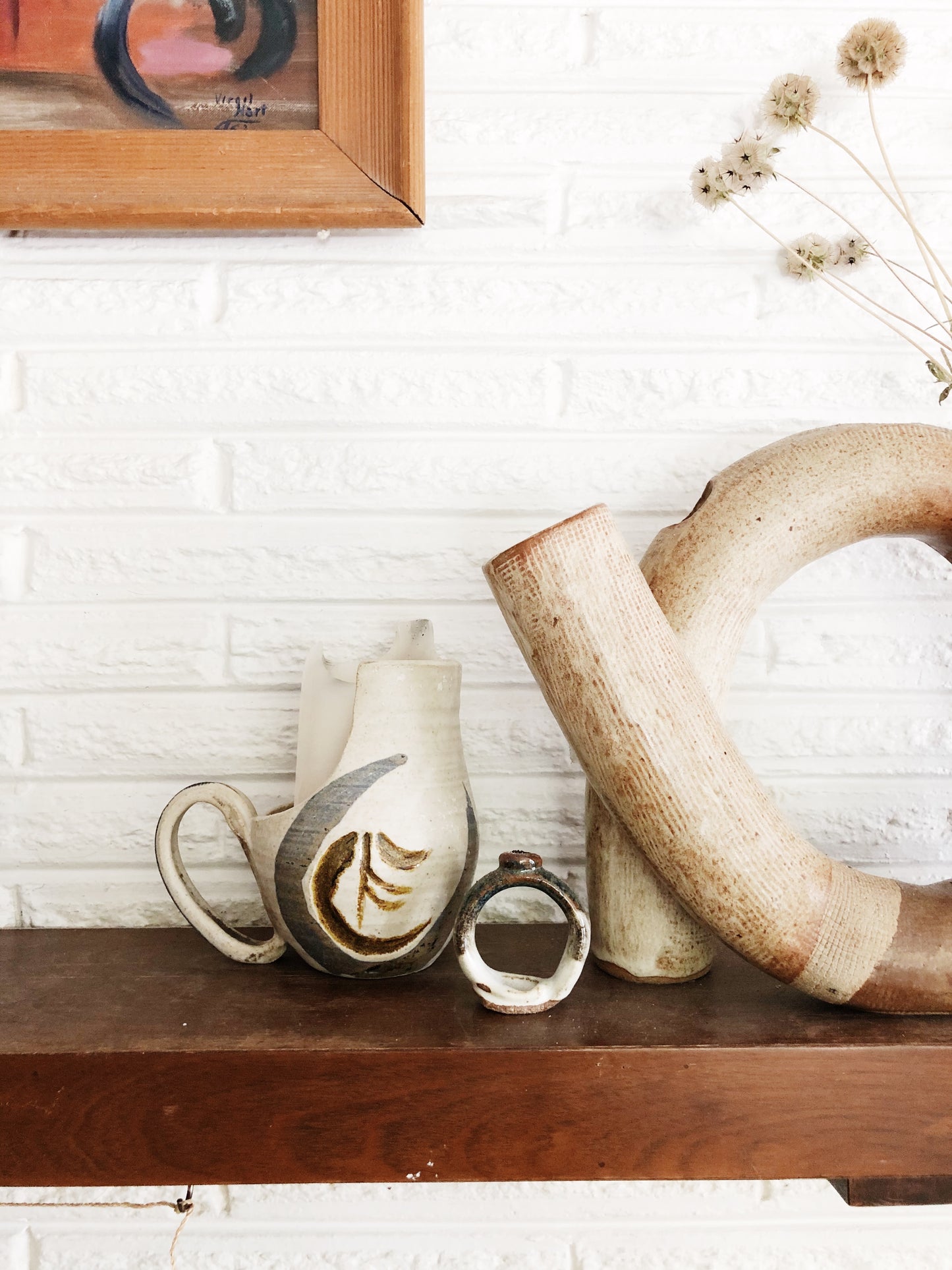 Vintage Ceramic Candle Holder