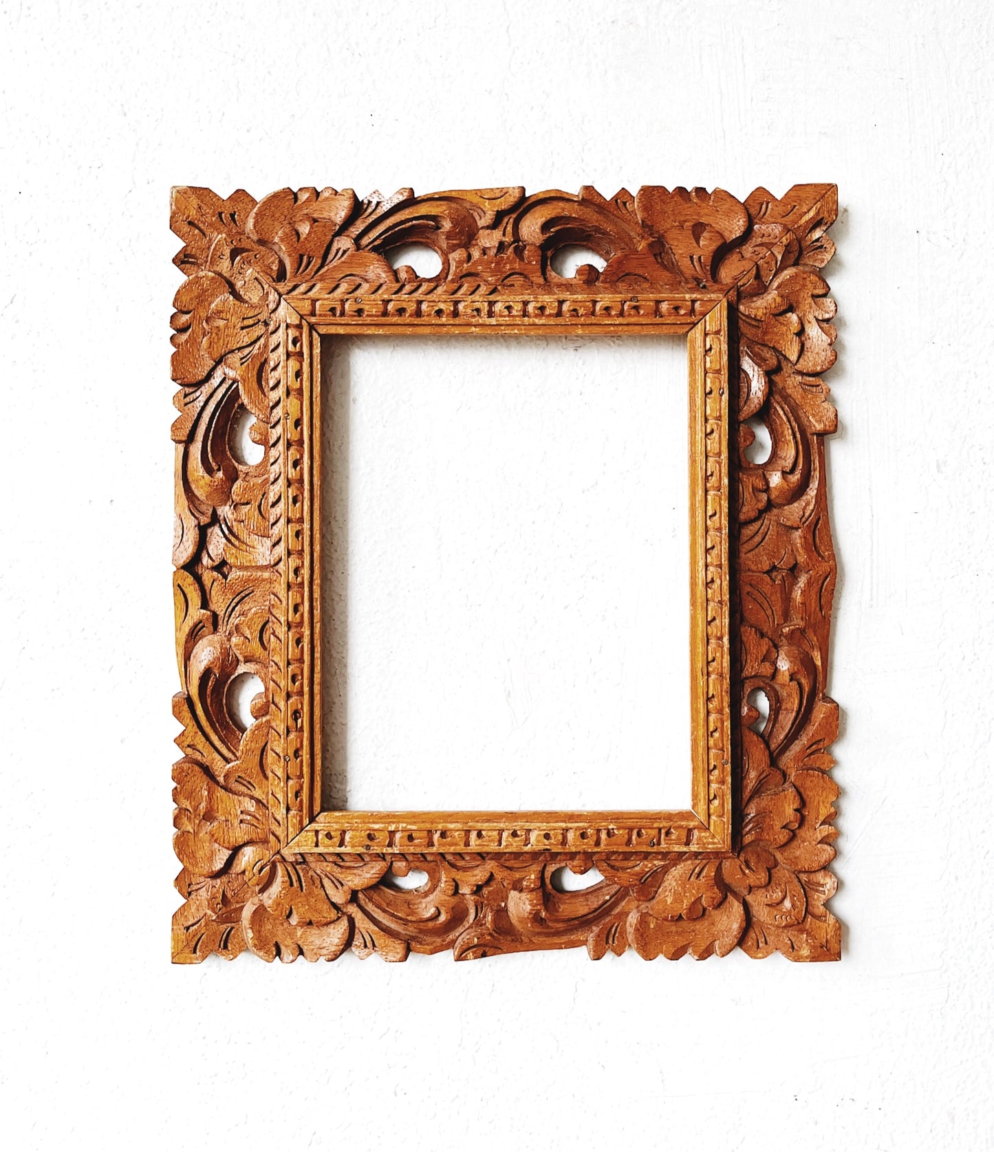 Vintage Carved Wood Frame